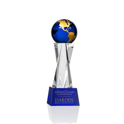 Havant Globe Award - Blue/Gold 10"