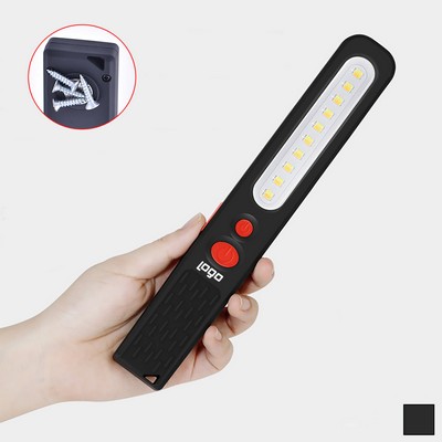 Rechargeable COB Flashlight w/Magnet