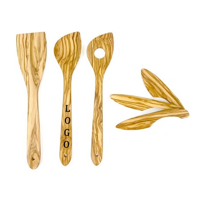 Kitchen Utensil Wooden Spatula Set