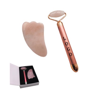 2 In 1 Electric Face Massager and Gua Sha Set