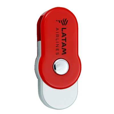 Winfield Rounded Red Swivel USB Flash Drive-2G