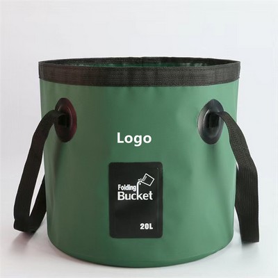 20L Collapsible Bucket for Fishing Hiking Camping Water Storage Container