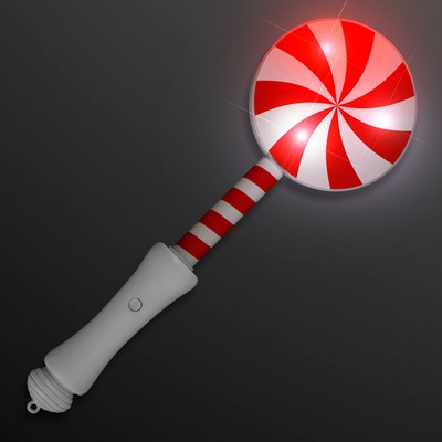 Blinky Peppermint Lollipop Wand - BLANK