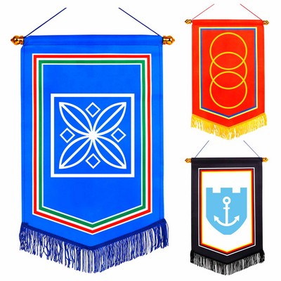 Wall Flags w/Tassel