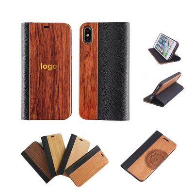 Wood & Leather Phone Case