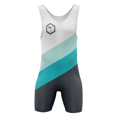 Custom Men's Full Sublimation Wrestling Singlet