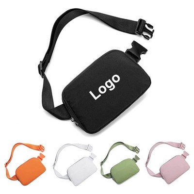 Nylon Waterproof Sports Fanny Pack Adjustable Waist Bag