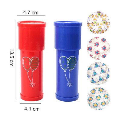 Red/Green Plastic Oil Filled Kaleidoscope W/ Rotating Chamber