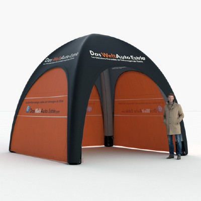 Inflatable tent 17 ft wall 1-sided printing