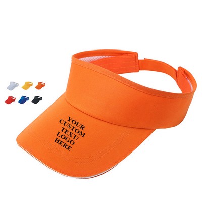 Cotton Twill Sun Visor