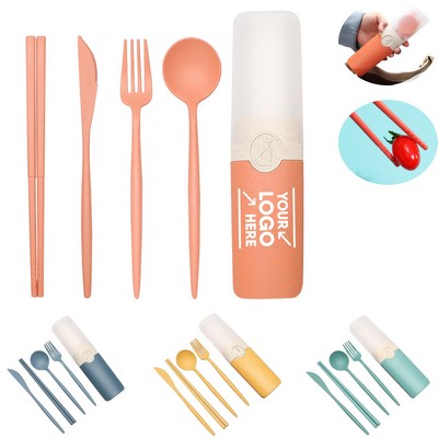 Eco-Friendly Wheat Straw Cutlery Set