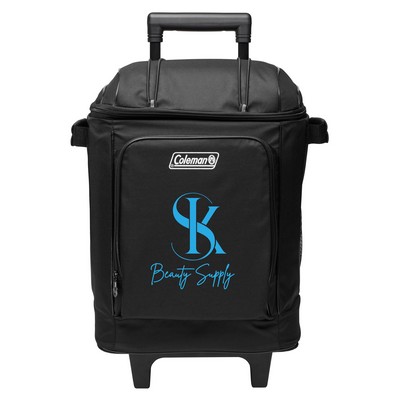 Coleman Chiller™ 42-Can Soft Wheeled Cooler with Liner - black