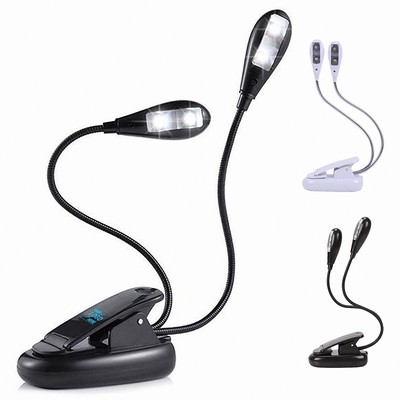 USB Rechargeable Clip-On LED Desk Lamp