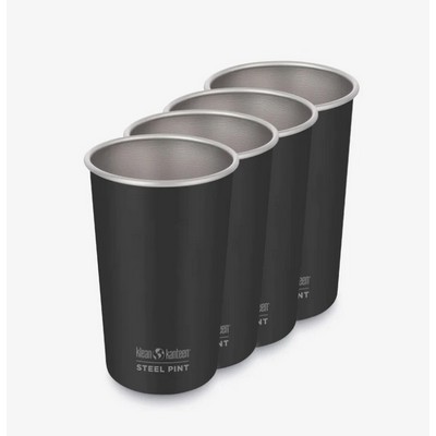 Klean Kanteen 16oz 4 pack Stainless Steel Cup