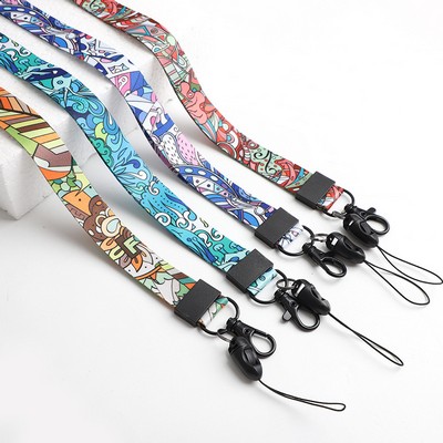 Premium Neck Lanyard Strap for Teacher, Kids, Men, Women, Badge Lanyard for Cruise, Keys, Wallet