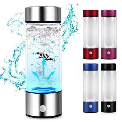 15Oz Portable Hydrogen Water Ionizer Bottle