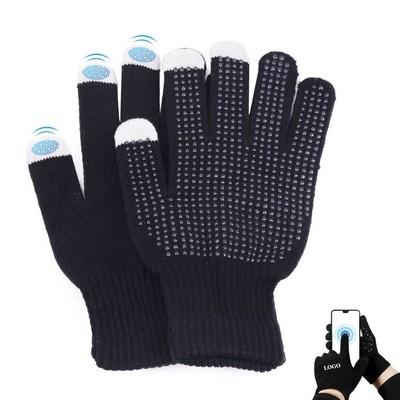 Touch Screen Gloves With Anti-slip Texture