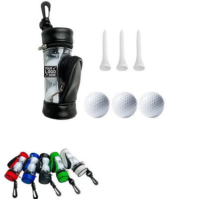 Golf Kit with Balls and Tees