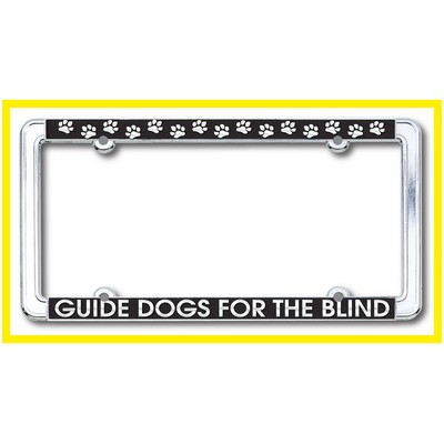 Polished Chrome Die Cast License Plate Frame