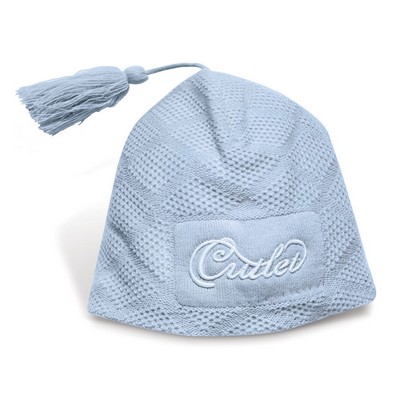 Orel Pom Pom Diamond Knit Beanie