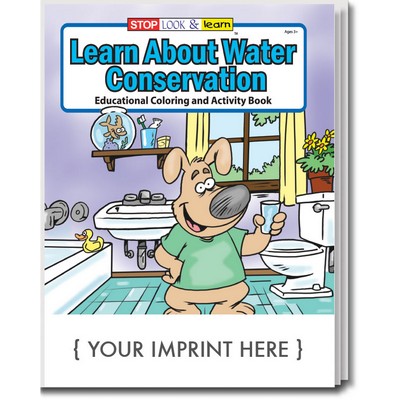 Learn About Water Conservation Coloring Book