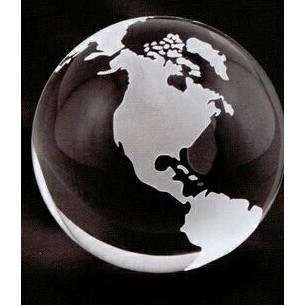 Globe Paperweight - 3" Diameter