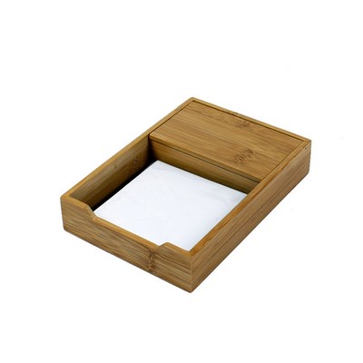 Bamboo Memo Pad Tray