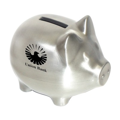 Piggy Bank - Pewter Piggy Bank