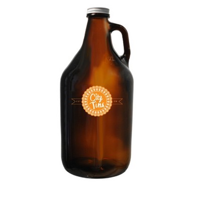 64 Oz. Amber Growler