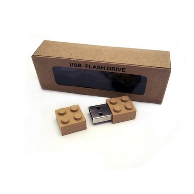 4GB -Eco Friendly Plastic Building Block USB Drive