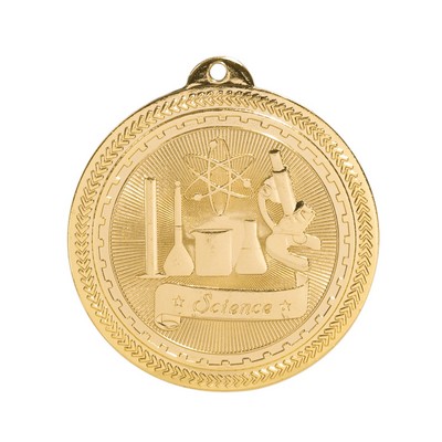 2" Science Stock BriteLaser Medal