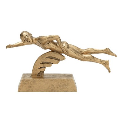 10.5" Female Swimming Signature Resin Figure Trophy