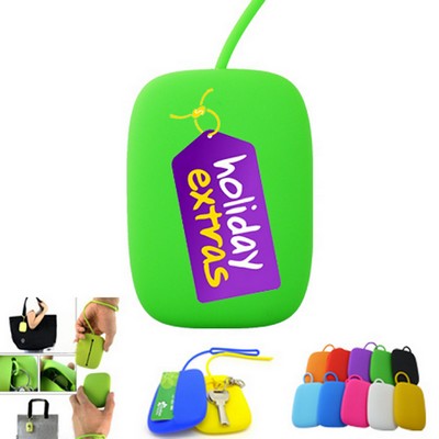 Fashion Silicone Key Bag -Green