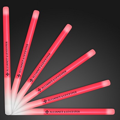 Custom 9.4" Red Glow Stick Wands - Domestic Imprint