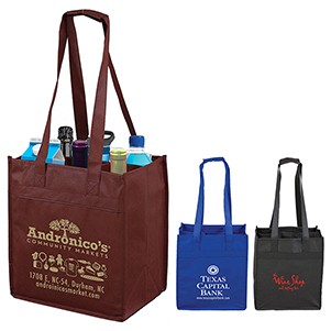 "The Sonoma" 6 Bottle Wine Tote Bag (Overseas)