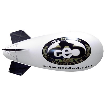 30' Inflatable Nylon Helium Blimp w/Full Color Imprint