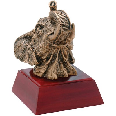 Elephant Resin Award - 4" Tall