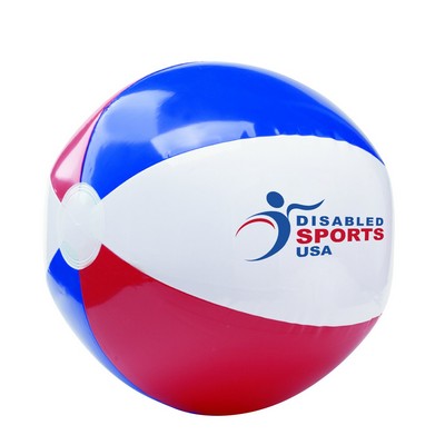 16" Red, White & Blue USA Beach Ball