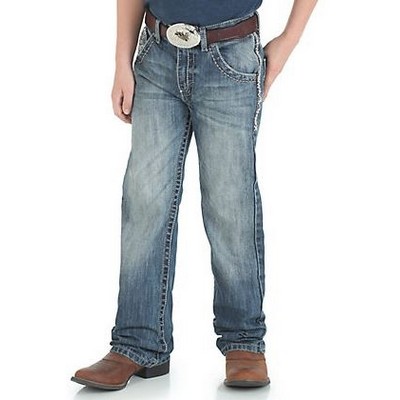 Wrangler® Boy's Breaking Barriers Blue 20X® 42 Vintage Bootcut Jeans