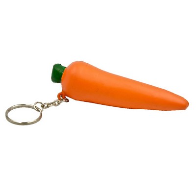 Carrot Key Chain Stress Reliever Squeeze Toy