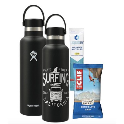 Hydro Flask with Cliff Bar & Liquid IV