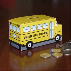 School Bus Paper Bank