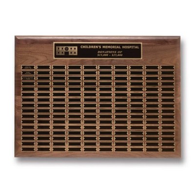 Walnut Pert Plaque - 160 Plates