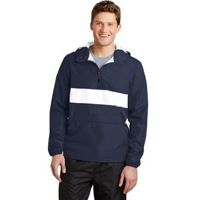 Sport-Tek® Zipped Pocket Anorak Shirt