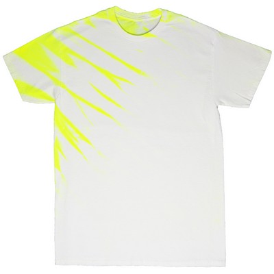 Neon Yellow/White Eclipse Performance Short Sleeve T-Shirt