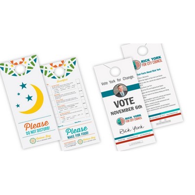 Full Color White 16 pt. C2S Door Hangers (2 Sided)