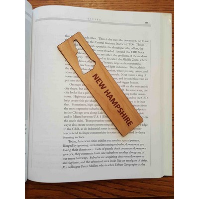 1.5" x 5.75" - New Hampshire Hardwood Bookmarks