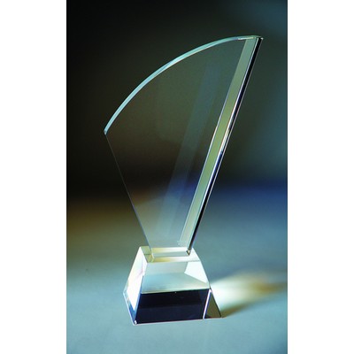 Flame Optical Crystal Award/Trophy 9.25"H