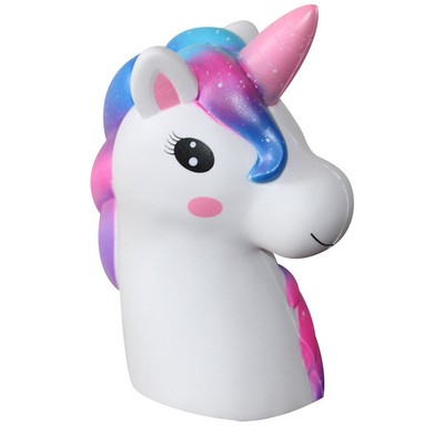 Slow Rising Scented Squishy Unicorn Head Mini - Galaxy