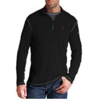 Ariat® FR Polartec® Men's Black ¼ Zip Shirt